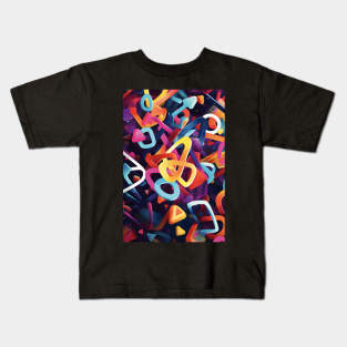 Graffiti Kaleidoscope Kids T-Shirt